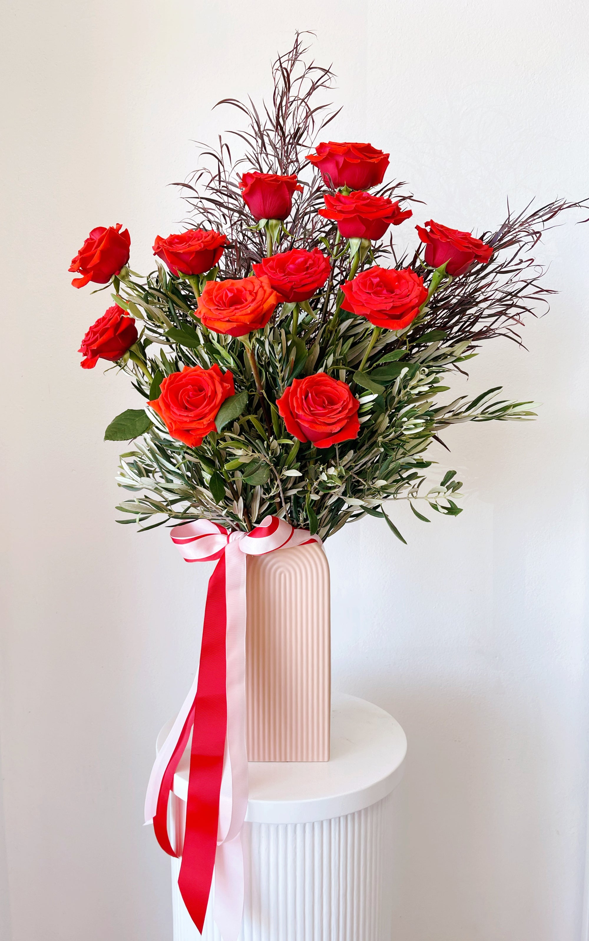 Red Romance Vase