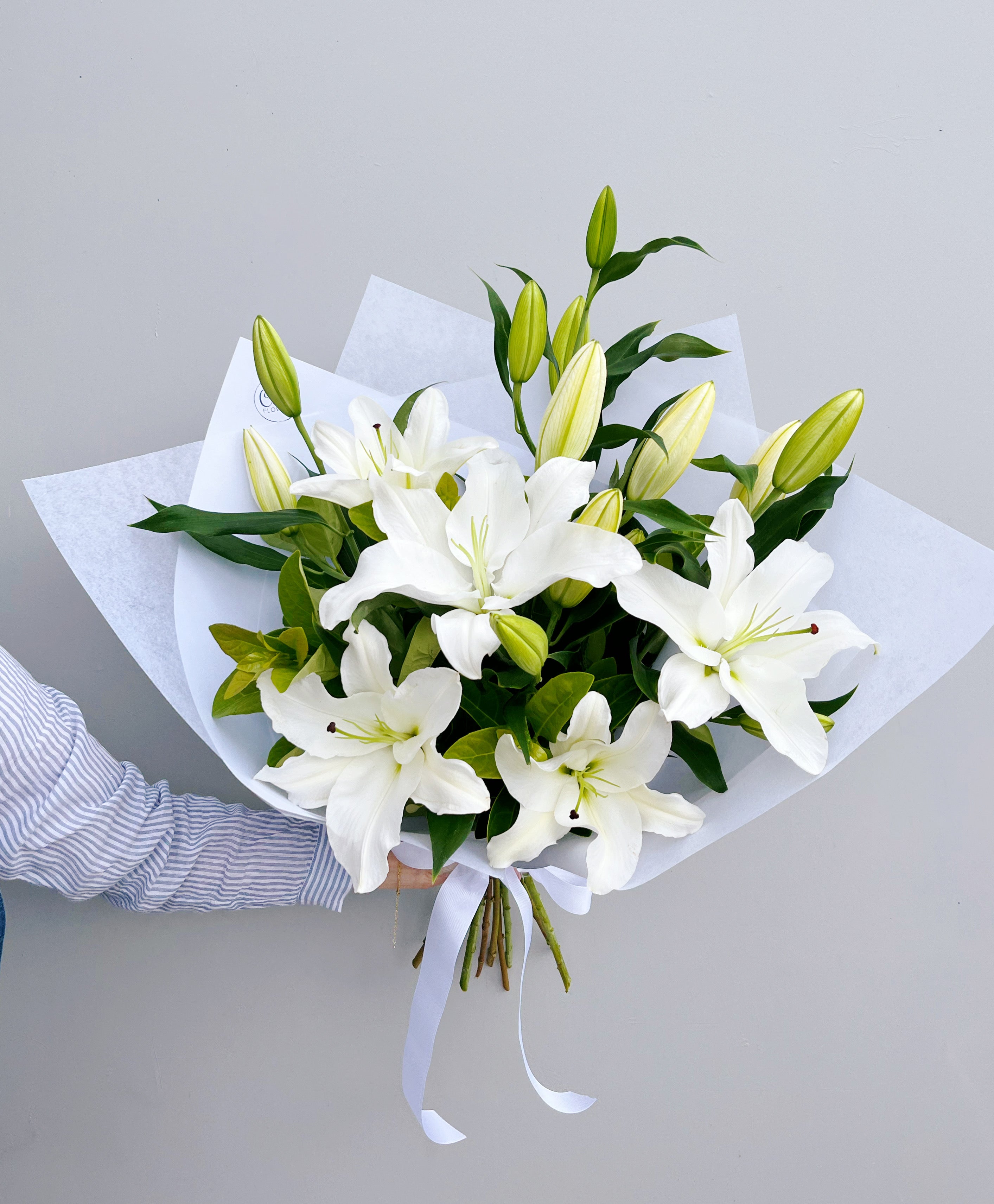 lily flower gift Classic Scented Oriental Lily Bouquet